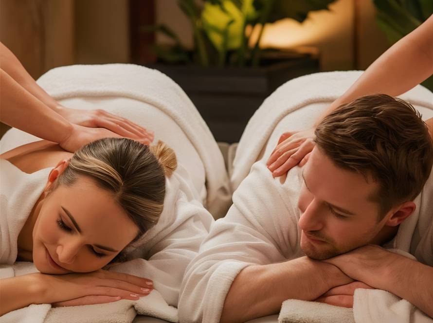 Пара на программе «Спа-Магия» — премиум VIP SPA ритуал и массаж в Минске